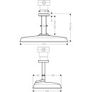 HANSGROHE 39757800 Pomme de douche 370/220 Axor ShowerSphere