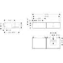 HANSGROHE 54323660 Waschtischunterschrank Xevolos E Sbma