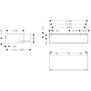 HANSGROHE 54327390 Sideboard Xevolos E Sgma