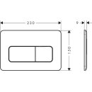 HANSGROHE 66001000 Bet&auml;tigungsplatte iFrame Original Q