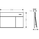 HANSGROHE 66003340 Bet&auml;tigungsplatte iFrame Element E