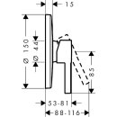 HANSGROHE 74616000 Brausemischer Unterputz Zesis S