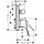 HANSGROHE 75415340 Wannenmischer Unterputz Vivenis