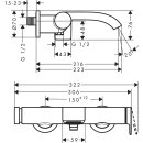 HANSGROHE 75420140 Wannenmischer Aufputz Vivenis