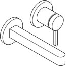 HANSGROHE 76051340 2-Loch Waschtischmischer Unterputz