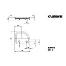 Kaldewei 455535003001 DW ZIRKON Mod.501-2,900x750x35
