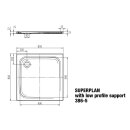 Kaldewei 447547983711 DW SUPERPLAN Mod.386-5, 800x800x25