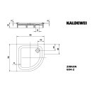 Kaldewei 456935003001 DW ZIRKON Mod.604-2,900x900x35