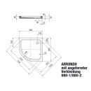 Kaldewei 460430003001 DW ARRONDO Mod.880-1,900x900x65