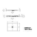 Kaldewei 465830000231 DW CONOFLAT Mod.788-1,900x1100x32