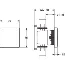 HANSA 44810000 Kit de montage de finition Interrupteur de tuyauterie