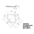 Kaldewei 460530003030 DW ARRONDO Mod.881-1,1000x1000x65