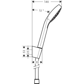 Hansgrohe 28091400 Ensemble support de douche Croma Select E 110