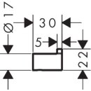 Hansgrohe 41762670 Einzelhaken AddStoris S MSW