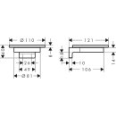 Hansgrohe 41766140 Seifenschale AddStoris S BBR
