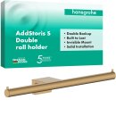 Hansgrohe 41768140 Doppelpapierrollenhalter AddStoris S
