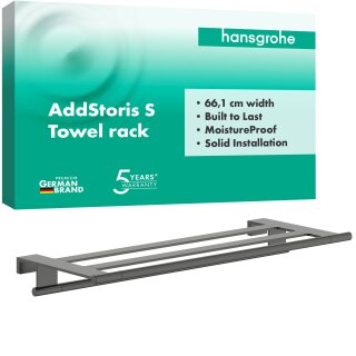 Hansgrohe 41781340 AddStoris Handtucha.m.Handtuchhalter