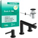 Hansgrohe 74733670 3-Loch Waschtischarmatur 100 Zesis S