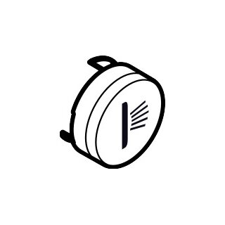 Hansgrohe 93578880 Druckknopf Symbol Seitenbrause