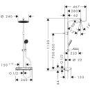 Hansgrohe 28638670 Showerpipe Activera S 240 1jet