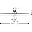 Hansgrohe 28739000 Activera Q Kopfbrause 290/180 1jet