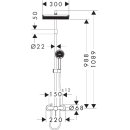 Hansgrohe 28747000 Activera Q Showerpipe 290/180 1jet