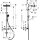 Hansgrohe 28748000 Activera Q Showerpipe 290/180 1jet