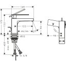 Hansgrohe 73002340 WTM 80 Tecturis E CoolStart