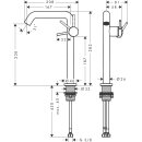 Hansgrohe 73372340 WTM 240 Tecturis S Fine CoolStart
