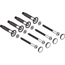 Hansgrohe 85196700 Befestigungsteile und 4 Abdeckkappen