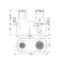 KESSEL 96010-DL-170B Fettabscheider EasyClean ground