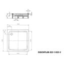 Kaldewei 432230003001 DW DUSCHPLAN Mod.422-1,1200x1200x65