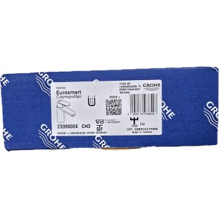 GROHE 2339800E EH-WT-Batterie Eurosmart C 23398 mh. gl. Körper Mittelstell. kalt chrom