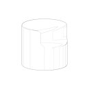 DORNBRACHT 092096008-00 Griff ERSATZTEILE Chrom 092096008