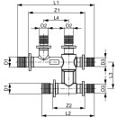 TECE 718502 TECEflex Kreuzungsfitting