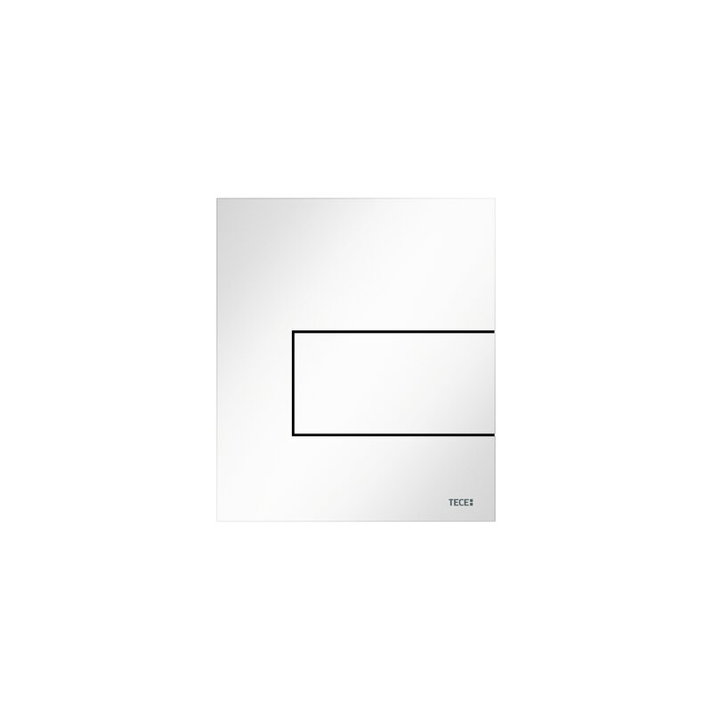 TECE Square Glas WC-Betätigungsplatte Für 2-Mengen-Technik Weiß 9240800