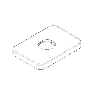 Dornbracht 09277771004-06 Rosette - platinum matt pièces de rechange