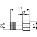 TECE 716344 TECE Gewindeadapter aus Rotguss