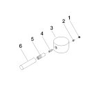 Dornbracht 9020620204500-00 Levier de poign&eacute;e pi&egrave;ces de rechange compl&egrave;tes