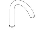 Hansgrohe 92830800 Sortie pour mitigeur évier