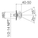 Dornbracht 28518782-00 Stb ohne Mengenregulierung MEM