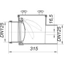 Dallmer 661081 R&uuml;ckstauverschluss Stausafe E,