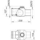 Dallmer 840042 R&uuml;ckfluss-Sicherung RS 4.7, DN