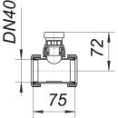 Dallmer 850119 Rohrbel&uuml;fter 902 T, DN 40