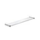 HEWI shelf System 162, chrome-plated, width 450 mm, glass...