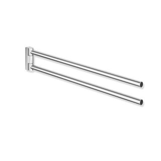 HEWI towel rail System 162, chrome-plated, lg 445 mm, swivel arms