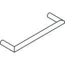 HEWI 162.30.10040 Handtuchhalter des Systems 162, Edelstahl, verchromt, Achsma&szlig; 250 mm, T: 75 mm