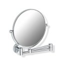 HEWI vanity mirror, round, 3-fold magnification