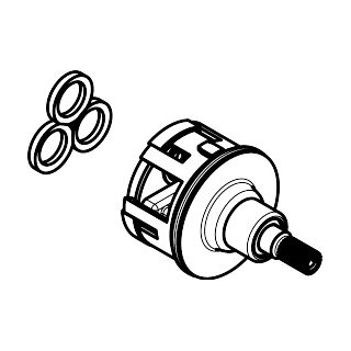 HANSGROHE 95509000 Einsatz für Trio Umstellventil