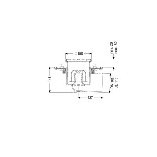 KESSEL 45119.11 Bodenablauf Practicus Pressfl.
